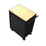 Hyper Tough Hyper Stack 27-Inch 6-Drawer Rolling Tool Cabinet, Black Steel Garage Tool Storage Chest - Image 4