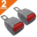 2Pcs Original,Belt Buttons Buckles Width Buckle Up to Safely（grey）