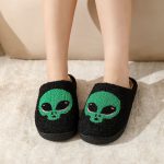 BERANMEY Halloween Slippers for Women Perfect Soft Plush Comfy Warm Slip-On Cute Womens Slippers Indoor Fluffy House Slippers for Women and Men Non-slip Fuzzy Flat Slides - Image 114