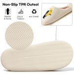 BERANMEY Halloween Slippers for Women Perfect Soft Plush Comfy Warm Slip-On Cute Womens Slippers Indoor Fluffy House Slippers for Women and Men Non-slip Fuzzy Flat Slides - Image 96