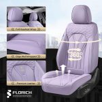 FLORICH Leather Car Seat Covers Full Set for Cars, SUVs & Trucks, Pink Black Front & Rear Automotive Seat Covers, Universal Fit for Toyota Honda Ford Jeep - Image 43