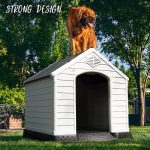 Waleaf Plastic Dog House Outdoor Indoor for Small Medium Larige Dogs,Waterproof Dog Houses with Elevated Floor and Air Vents,Durable Ventilate & Easy Clean and Assemble - Image 17