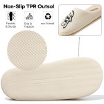BERANMEY Halloween Slippers for Women Perfect Soft Plush Comfy Warm Slip-On Cute Womens Slippers Indoor Fluffy House Slippers for Women and Men Non-slip Fuzzy Flat Slides - Image 120