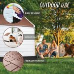 Waleaf Plastic Dog House Outdoor Indoor for Small Medium Larige Dogs,Waterproof Dog Houses with Elevated Floor and Air Vents,Durable Ventilate & Easy Clean and Assemble - Image 33
