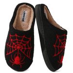 BERANMEY Halloween Slippers for Women Perfect Soft Plush Comfy Warm Slip-On Cute Womens Slippers Indoor Fluffy House Slippers for Women and Men Non-slip Fuzzy Flat Slides - Image 34