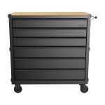 Hyper Tough Hyper Stack 27-Inch 6-Drawer Rolling Tool Cabinet, Black Steel Garage Tool Storage Chest - Image 13