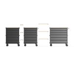 Hyper Tough Hyper Stack 27-Inch 6-Drawer Rolling Tool Cabinet, Black Steel Garage Tool Storage Chest - Image 9