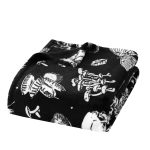 Way To Celebrate Halloween Jack-O'-Lantern Plush Oversized Couch Throw Blanket, Cream and Orange, 50 x 72 in - Image 19