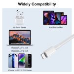 iPhone Charger, 2 Pack 20W PD White Fast Charger Block with 6ft Fast Charging Cables Compatible with iPhone 14/13/12/11 - Image 14