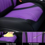 FLORICH Leather Car Seat Covers Full Set for Cars, SUVs & Trucks, Pink Black Front & Rear Automotive Seat Covers, Universal Fit for Toyota Honda Ford Jeep - Image 26