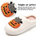 BERANMEY Halloween Slippers for Women Perfect Soft Plush Comfy Warm Slip-On Cute Womens Slippers Indoor Fluffy House Slippers for Women and Men Non-slip Fuzzy Flat Slides - Image 135